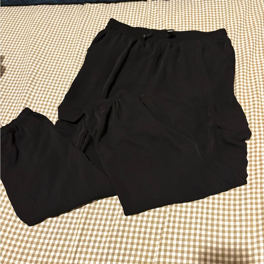 Black Relaxed Fit Pants
